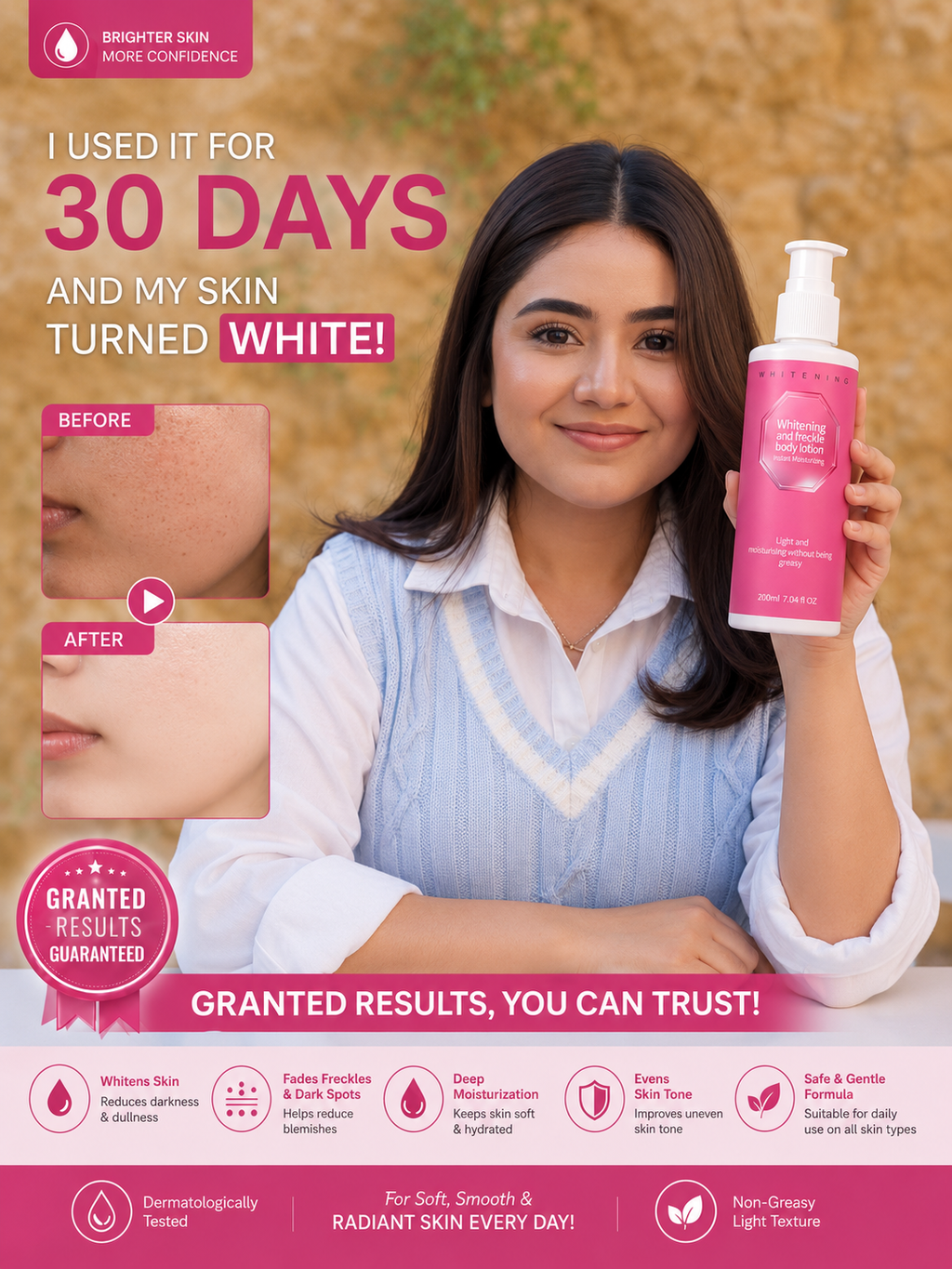 Whitening & Freckle Body Lotion – Brightening & Dark Spot Care