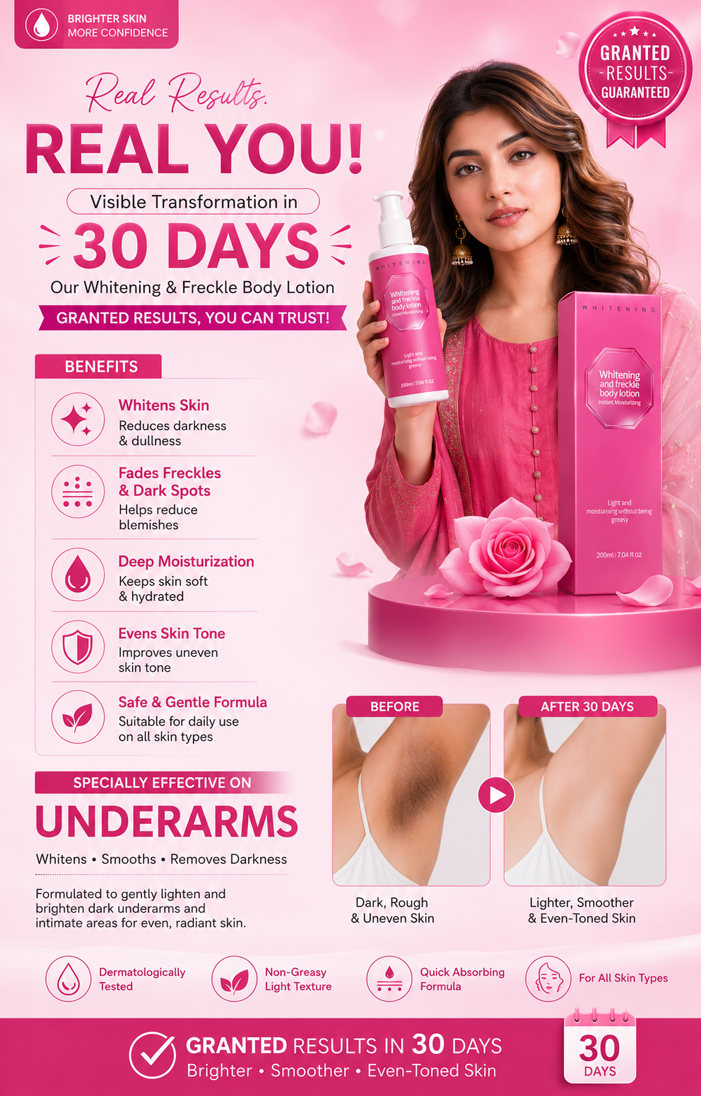 Whitening & Freckle Body Lotion – Brightening & Dark Spot Care